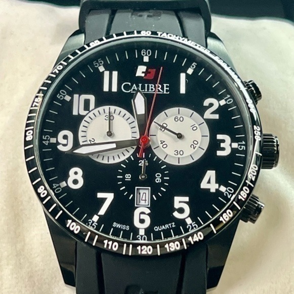 Calibre Other - Calibre Lancer Chronograph Date Designer Sports Men’s Watch
